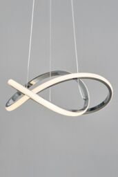 BHS Lighting Eero Silver Pendant Ceiling Light - thumbnail 1