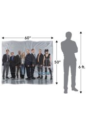 ViacomCBS/Nickelodeon NCIS Group Silky Touch Super Soft Throw Blanket 152 X 127 cm in White - thumbnail 5