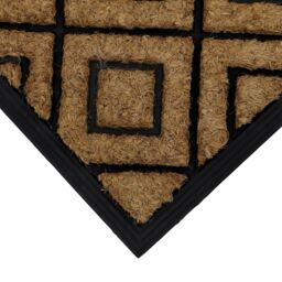 JVL Comfort Tuffscrape Door Mat, 40x70cm, Diamond in Brown - Size: 40 cm x 70 cm - thumbnail 5