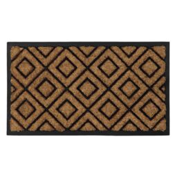 JVL Comfort Tuffscrape Door Mat, 40x70cm, Diamond in Brown - Size: 40 cm x 70 cm - thumbnail 6