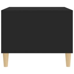 Berkfield Home Coffee Table Black 60x50x40 cm Engineered Wood - Size: 60 x 50 x 40 cm - thumbnail 6