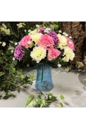 KDMD Blue Floraline Hand Tie Glass Vase 3 Pack - thumbnail 4
