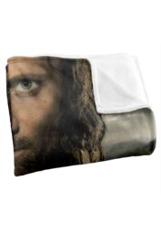 Warner Brothers Lord Of The Rings Aragorn Officially Licensed Silky Touch Super Soft Throw Blanket 152 x 127 cm in White - thumbnail 3