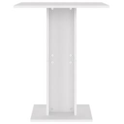 Berkfield Home Bistro Table White 60x60x75 cm Engineered Wood - Size: 60 x 60 x 75 cm - thumbnail 4