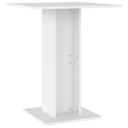 Berkfield Home Bistro Table White 60x60x75 cm Engineered Wood - Size: 60 x 60 x 75 cm - thumbnail 2
