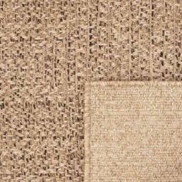 Berkfield Home Rug ZIZUR 240x340 cm Jute Look Indoor & Outdoor in Tan - Size: Medium - thumbnail 6