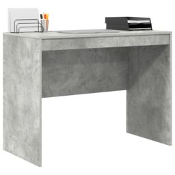 Berkfield Home Writing Desk Concrete grey MDF 100 x 50 x 76 cm Writing Desk - thumbnail 3