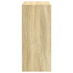 Berkfield Home Sideboard Sonoma Oak 70x41x93 cm Engineered Wood in Light Brown - Size: 70 x 41 x 93 cm - thumbnail 5