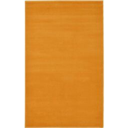 THE RUGS Maestro Collection Solid Design Rug in Ochre in Cream - Size: 200 cm x 290 cm - thumbnail 1