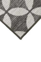 JVL Fiora Machine Washable Doormat 44 x 75 cm Pewter in Beige - Size: 44 cm x 75 cm - thumbnail 4