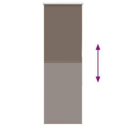 Berkfield Home Roller Blind Blackout Coffee 50x130 cm Fabric Width 45.7 cm Polyester in Brown - thumbnail 5