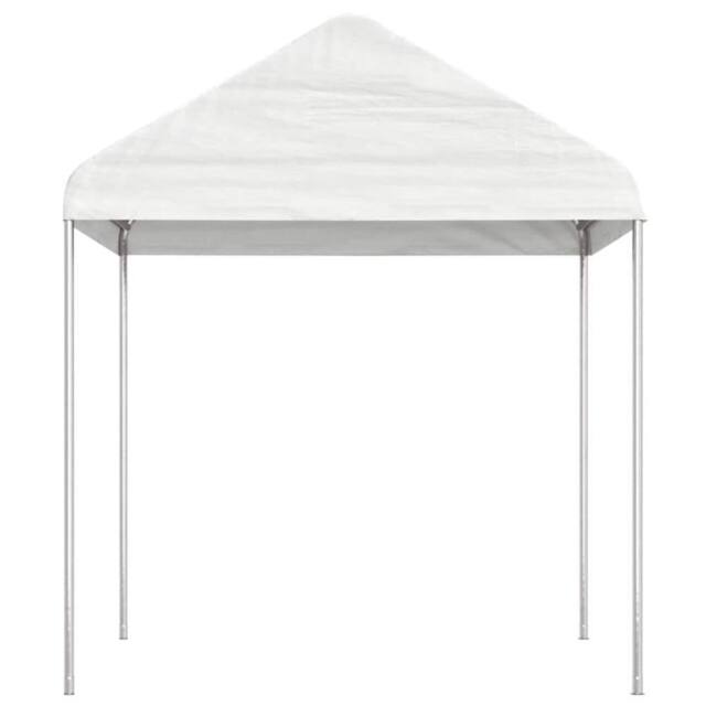 Berkfield Home Gazebo with Roof White 6.69x2.28x2.69 m Polyethylene - image 1