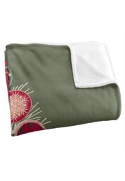 JQ Licensing Lc Christmas Tree Ornaments Silky Touch Super Soft Throw Blanket 152 X 127 cm in White - thumbnail 3