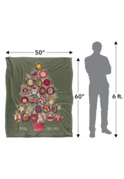 JQ Licensing Lc Christmas Tree Ornaments Silky Touch Super Soft Throw Blanket 152 X 127 cm in White - thumbnail 5