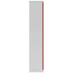 Phoenix Safe Company Steel Storage Cupboard in Grey & Red with Key Lock, SCL1891GRK - Size: 180 cm x 100 cm - thumbnail 5