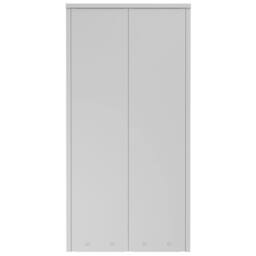 Phoenix Safe Company Steel Storage Cupboard in Grey & Red with Key Lock, SCL1891GRK - Size: 180 cm x 100 cm - thumbnail 4