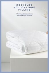 Snuggledown Luxury Quilted Mattress Protector with Soft Touch Finish & Elasticated Straps in White - Size: Super King - thumbnail 3