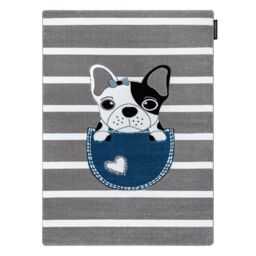 RugsX Petit Rug in Grey - Size: 180 cm x 270 cm - thumbnail 2