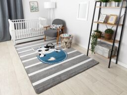 RugsX Petit Rug in Grey - Size: 180 cm x 270 cm - thumbnail 5