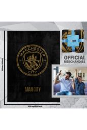 Manchester City FC Fleece Blanket in Black - thumbnail 6