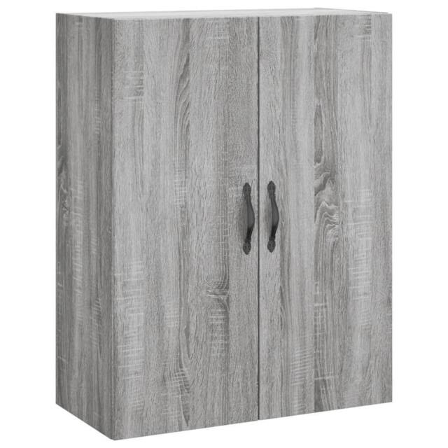 Berkfield Home Wall Mounted Cabinet Grey Sonoma 69.5x34x90 cm Engineered Wood - image 1