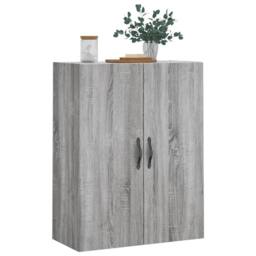 Berkfield Home Wall Mounted Cabinet Grey Sonoma 69.5x34x90 cm Engineered Wood - thumbnail 4