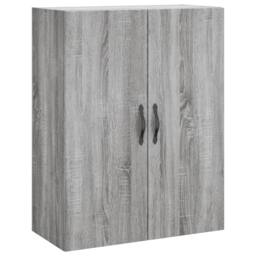 Berkfield Home Wall Mounted Cabinet Grey Sonoma 69.5x34x90 cm Engineered Wood - thumbnail 1