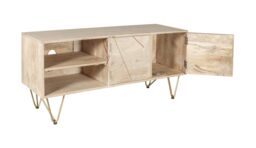 IH Design Plasma Media Unit Deiondre Light Mango in Brown - thumbnail 3
