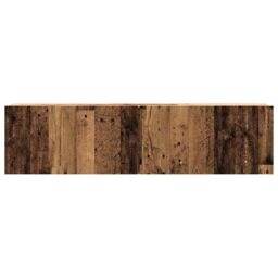 Berkfield Home Wall Mounted TV Cabinet Old Wood 120x30x30 cm Engineered Wood in Brown - Size: 120 x 30 x 30 cm - thumbnail 4