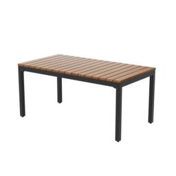BES HOME 4pc Cream Rattan Garden Furniture Set & Acacia Wood Table - thumbnail 7