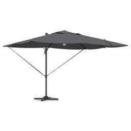 Berkfield Home Modern Cantilever Umbrella - Anthracite Anthracite Polyester Large in Dark Grey