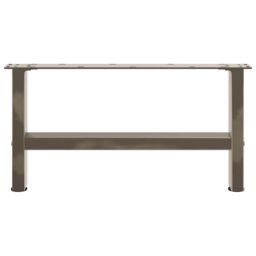 Berkfield Home Coffee Table Legs Natural Steel 2 pcs 60x(30-31) cm Steel in Grey - thumbnail 5