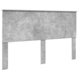 Berkfield Home Bed Frame with Headboard Concerte 160 x 200 cm Solid Pine Wood in Grey - thumbnail 6