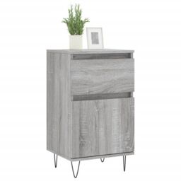 Berkfield Home Sideboard Grey Sonoma 40x35x70 cm Engineered Wood - Size: 40 x 35 x 70 cm - thumbnail 3