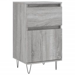 Berkfield Home Sideboard Grey Sonoma 40x35x70 cm Engineered Wood - Size: 40 x 35 x 70 cm - thumbnail 2