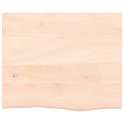 Berkfield Home Basin Shelf Wall Mounted Steel & Solid Wood Oak in Light Oak - thumbnail 8