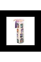 KDMD Spooky Street Pumpkin Cinnamon Roll Glass Tube Candle - thumbnail 3