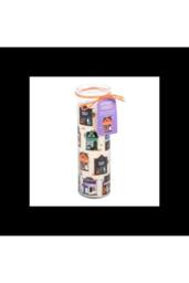KDMD Spooky Street Pumpkin Cinnamon Roll Glass Tube Candle - thumbnail 2