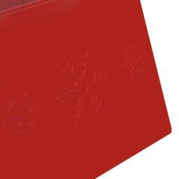 Berkfield Home Christmas Tree Skirt Red √ò68x25 cm - Size: 68x25 cm - thumbnail 6