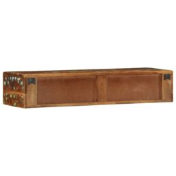 Berkfield Home Wall-mounted TV Cabinet 100x30x19 cm Solid Wood Reclaimed - Size: 100 x 30 x 19 cm - thumbnail 7
