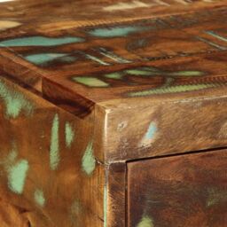 Berkfield Home Wall-mounted TV Cabinet 100x30x19 cm Solid Wood Reclaimed - Size: 100 x 30 x 19 cm - thumbnail 8