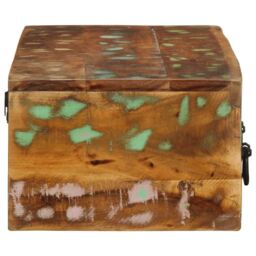 Berkfield Home Wall-mounted TV Cabinet 100x30x19 cm Solid Wood Reclaimed - Size: 100 x 30 x 19 cm - thumbnail 6
