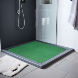 Nicoman Reversible Dual-Colour PVC Anti Slip Shower Mat Bath Mat - Square 60x60cm in Blue - Size: 60x60 cm - thumbnail 6