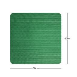 Nicoman Reversible Dual-Colour PVC Anti Slip Shower Mat Bath Mat - Square 60x60cm in Blue - Size: 60x60 cm - thumbnail 3
