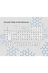 Origin Murals Periodic Table Wall Mural in Grey - Size: W350 cm x H280 cm - thumbnail 2