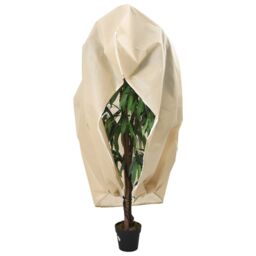Berkfield Home Plant Fleece Cover with Zip 70 g/m¬≤ 3.14x2.5 m in Beige