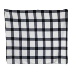 XD Design Fleece Plaid Blanket in White - thumbnail 2
