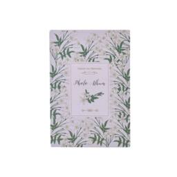 NESTLUNE Grass Green Photo Album Holds 300 Photos Photography Storage in White - Size: 100 cm x 15 cm - thumbnail 1