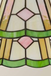 ValueLights Beatrix Tiffany Glass Easy Fit Ceiling Light Lamp Shade with Bulb - thumbnail 5
