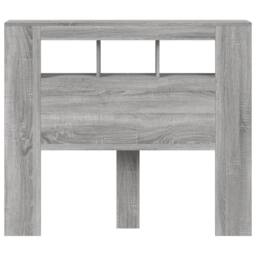 Berkfield Home LED Headboard Grey Sonoma 120x18.5x103.5 cm Engineered Wood - thumbnail 6